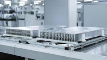 Blade battery cells on an automated production line